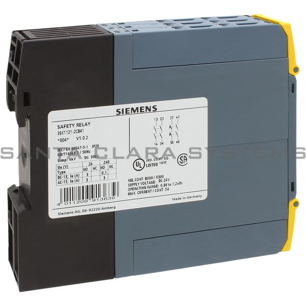 Siemens 3SK1121-2CB41 Safety Relay Product Image