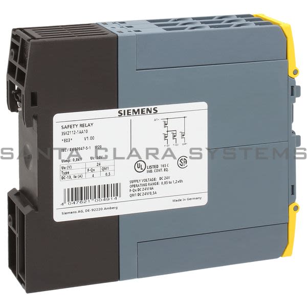Siemens 3SK2112-1AA10 Safety Relay | 3SK2112-1AA10 Product Image