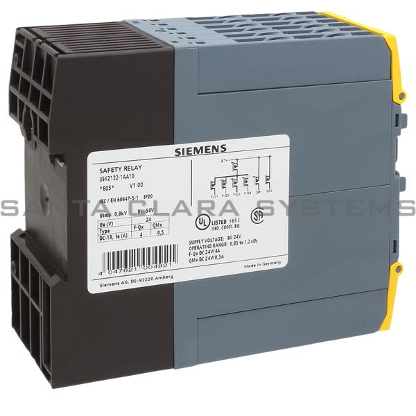 Siemens 3SK2122-1AA10 Safety Relay | 3SK2122-1AA10 Product Image