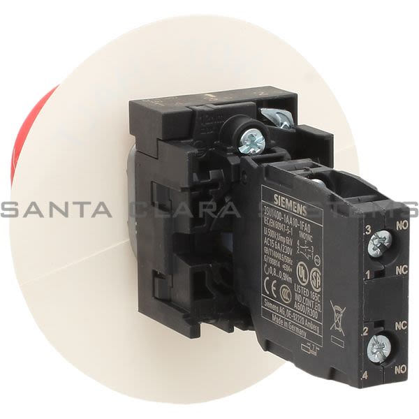 Siemens 3SU1100-1HB20-1FH0 Push Button | 3SU1100-1HB20-1FH0 Product Image