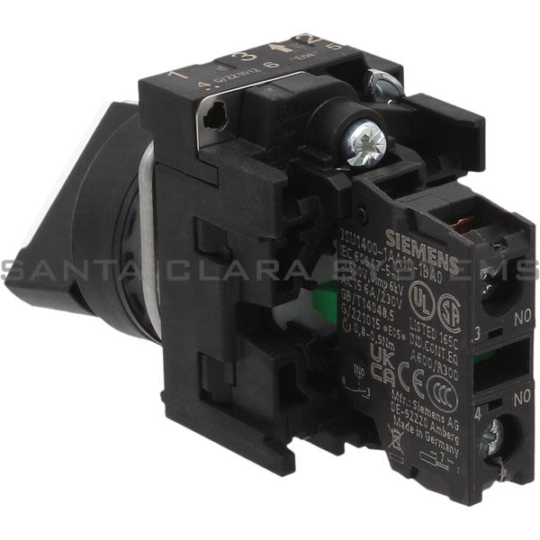 Siemens 3SU1100-2BF60-1BA0 SelectorSwitch | 3SU1100-2BF60-1BA0 Product Image