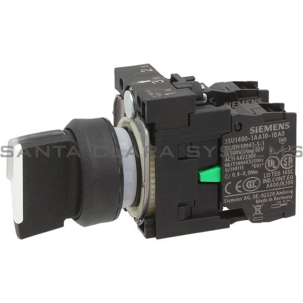 Siemens 3SU1100-2BM60-1NA0 SelectorSwitch | 3SU1100-2BM60-1NA0 Product Image