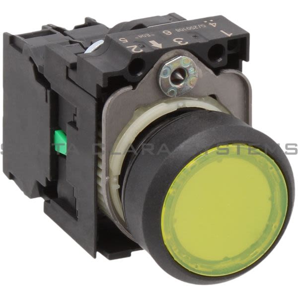 Siemens 3SU1102-0AB30-1BA0 Pushbutton | 3SU1102-0AB30-1BA0 Product Image