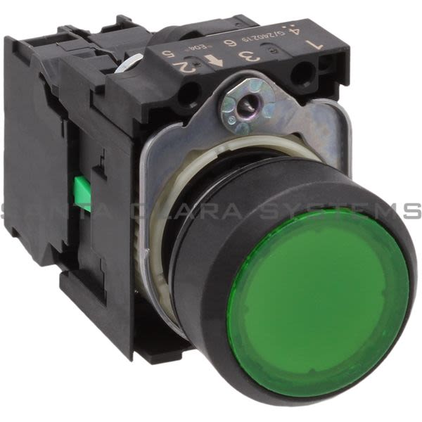 Siemens 3SU1102-0AB40-1BA0 Pushbutton | 3SU1102-0AB40-1BA0 Product Image