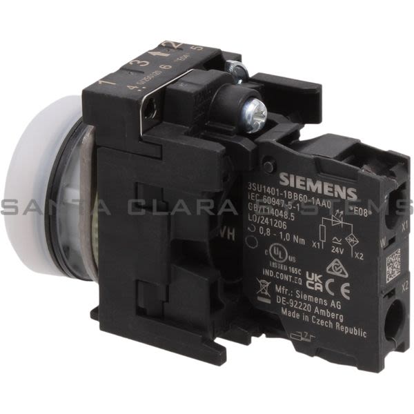 Siemens 3SU1102-6AA60-1AA0 Indicator Light | 3SU1102-6AA60-1AA0 Product Image