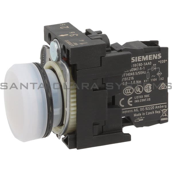 Siemens 3SU1103-6AA60-1AA0 Indicator Light | 3SU1103-6AA60-1AA0 Product Image