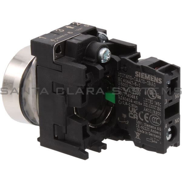 Siemens 3SU1150-0AB40-1BA0 Pushbutton | 3SU1150-0AB40-1BA0 Product Image