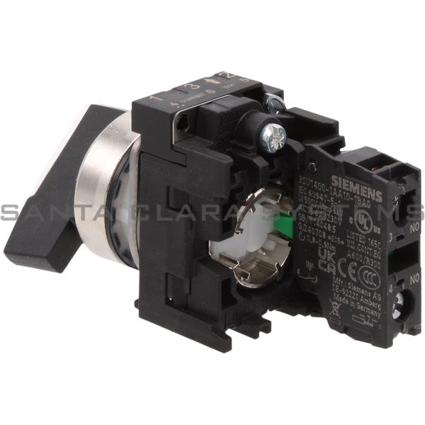 Siemens 3SU1150-2CF60-1BA0 Selector Switch Product Image