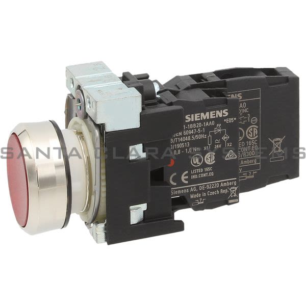 Siemens 3SU1152-0AB20-1FA0 Push Button | 3SU1152-0AB20-1FA0 Product Image