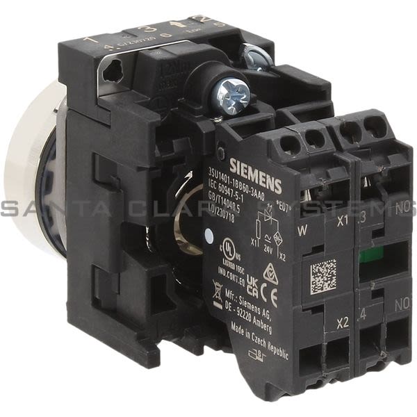 Siemens 3SU1152-0AB60-3BA0 Illuminated Pushbutton Product Image