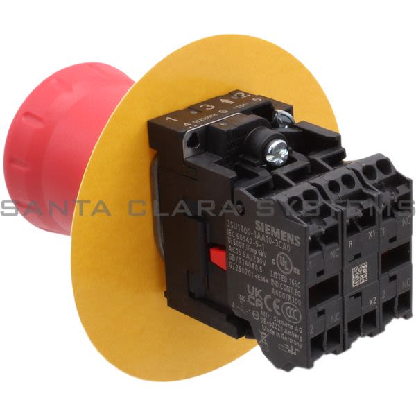 Siemens 3SU1152-1HB20-3PF0 Emergency Stop Button Product Image