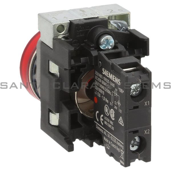 Siemens 3SU1152-6AA20-1AA0 Indicator Light | 3SU1152-6AA20-1AA0 Product Image