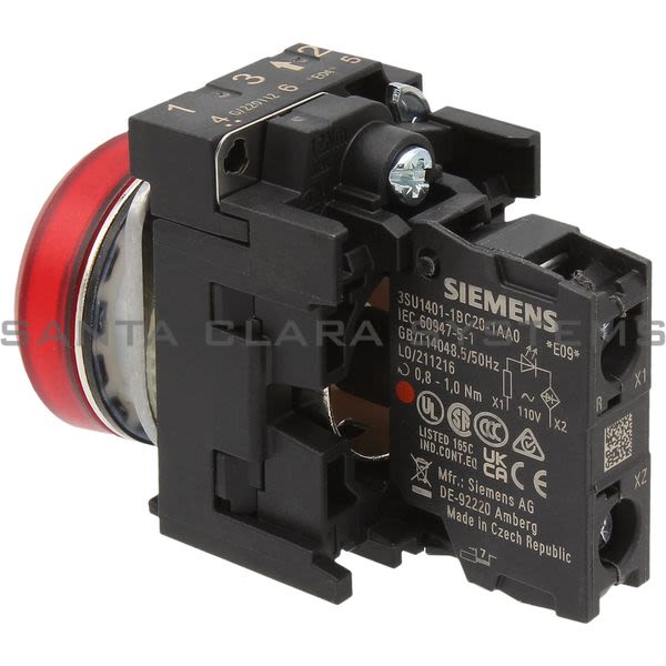 Siemens 3SU1153-6AA20-1AA0 Indicator Light Product Image