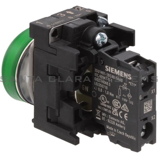 Siemens 3SU1153-6AA40-1AA0 Indicator Light Product Image