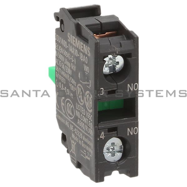 Siemens 3SU1400-1AA10-1BA0 Contact Block | 3SU1400-1AA10-1BA0 Product Image