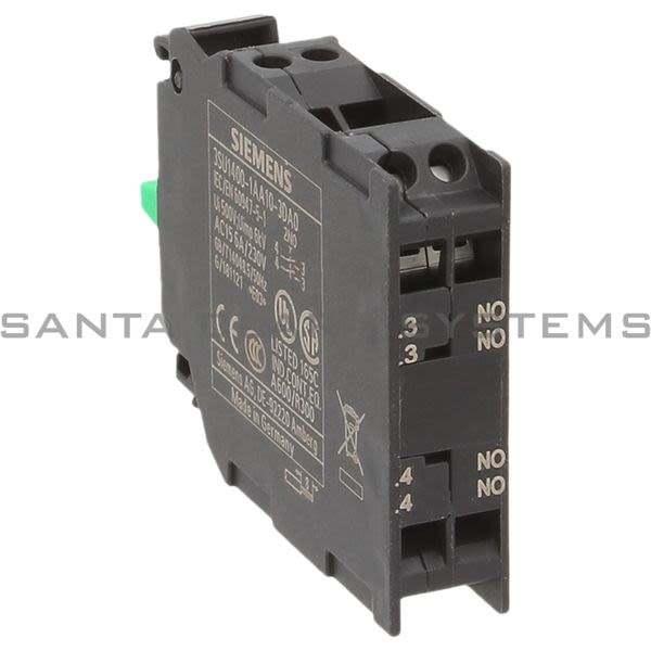 Siemens 3SU1400-1AA10-3DA0 Contact Block | 3SU1400-1AA10-3DA0 Product Image