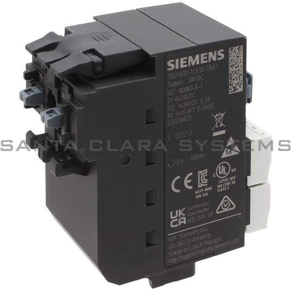 Siemens 3SU1400-1LK10-1BA1 Interface Module | 3SU1400-1LK10-1BA1 Product Image