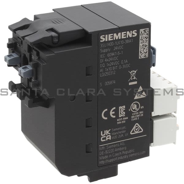 Siemens 3SU1400-1LK10-3BA1 Interface Module | 3SU1400-1LK10-3BA1 Product Image