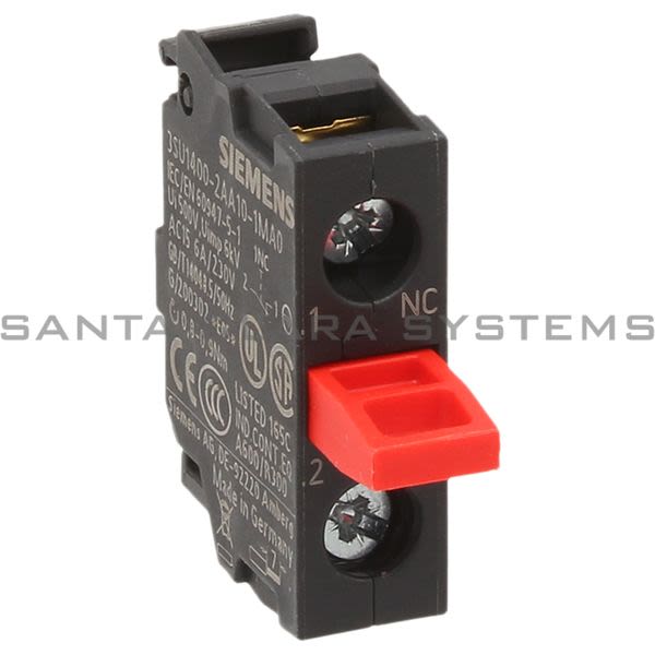 Siemens 3SU1400-2AA10-1MA0 Contact Block | 3SU1400-2AA10-1MA0 Product Image