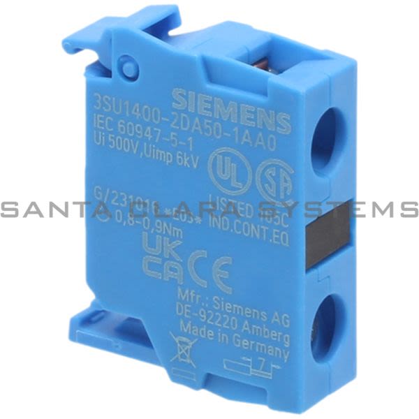 Siemens 3SU1400-2DA50-1AA0 Support Terminal | 3SU1400-2DA50-1AA0 Product Image