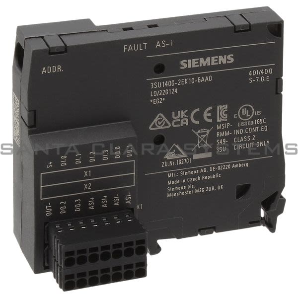 Siemens 3SU1400-2EK10-6AA0 AS-interface module | 3SU1400-2EK10-6AA0 Product Image
