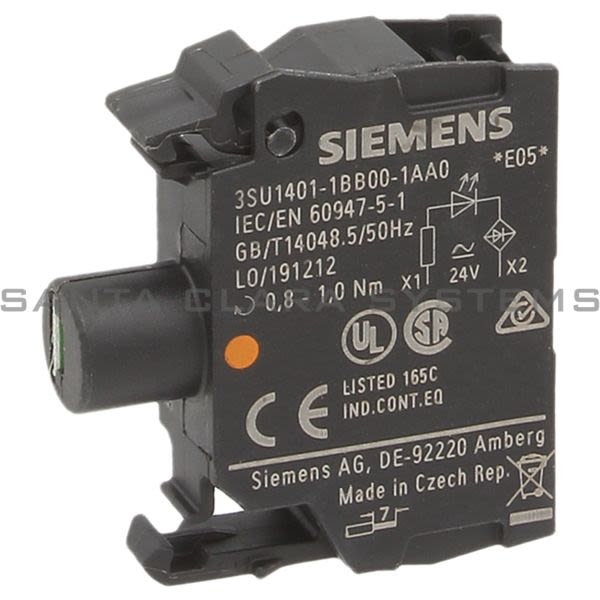 Siemens 3SU1401-1BB00-1AA0 LED Module | 3SU1401-1BB00-1AA0 Product Image