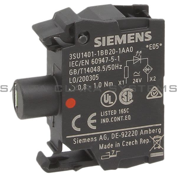 Siemens 3SU1401-1BB20-1AA0 LED Module | 3SU1401-1BB20-1AA0 Product Image