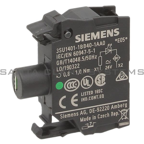 Siemens 3SU1401-1BB40-1AA0 LED Module | 3SU1401-1BB40-1AA0 Product Image