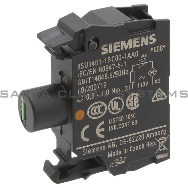 Siemens 3SU1401-1BC00-1AA0 LED Module | 3SU1401-1BC00-1AA0 Product Image