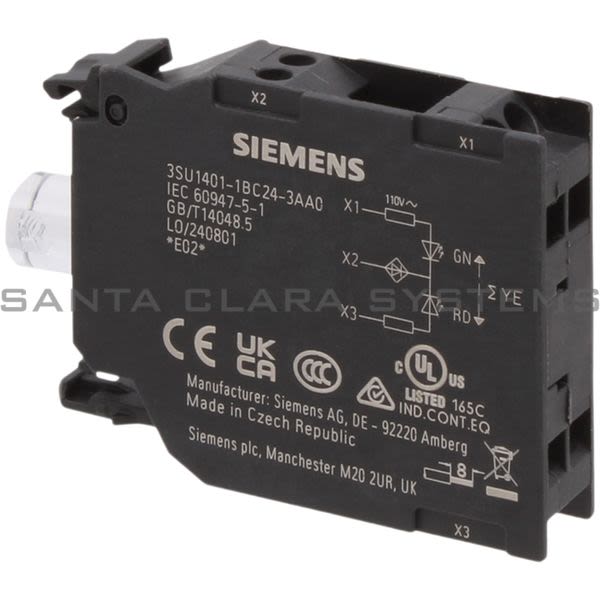 Siemens 3SU1401-1BC24-3AA0 LED Module | 3SU1401-1BC24-3AA0 Product Image