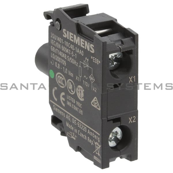Siemens 3SU1401-1BC40-1AA0 LED Module | 3SU1401-1BC40-1AA0 Product Image