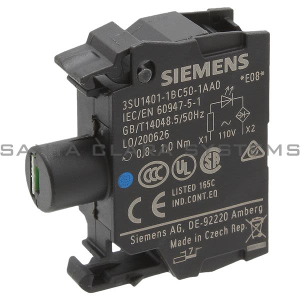 Siemens 3SU1401-1BC50-1AA0 LED Module | 3SU1401-1BC50-1AA0 Product Image