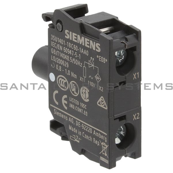 Siemens 3SU1401-1BC60-1AA0 LED Module | 3SU1401-1BC60-1AA0 Product Image
