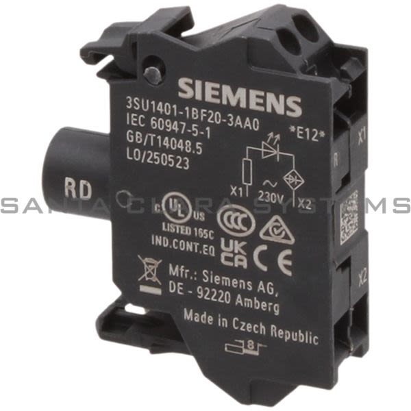 Siemens 3SU1401-1BF20-3AA0 LED Module | 3SU1401-1BF20-3AA0 Product Image