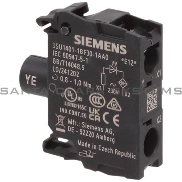 Siemens 3SU1401-1BF30-1AA0 LED Module | 3SU1401-1BF30-1AA0 Product Image