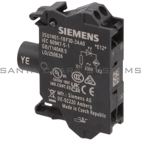 Siemens 3SU1401-1BF30-3AA0 LED Module | 3SU1401-1BF30-3AA0 Product Image
