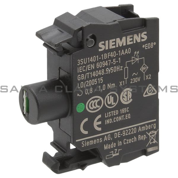 Siemens 3SU1401-1BF40-1AA0 LED Module | 3SU1401-1BF40-1AA0 Product Image