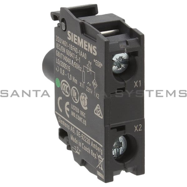Siemens 3SU1401-1BF40-1AA0 LED Module | 3SU1401-1BF40-1AA0 Product Image