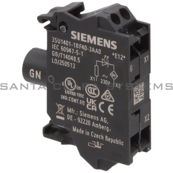 Siemens 3SU1401-1BF40-3AA0 LED Module | 3SU1401-1BF40-3AA0 Product Image