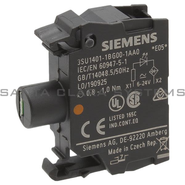 Siemens 3SU1401-1BG00-1AA0 LED Module | 3SU1401-1BG00-1AA0 Product Image