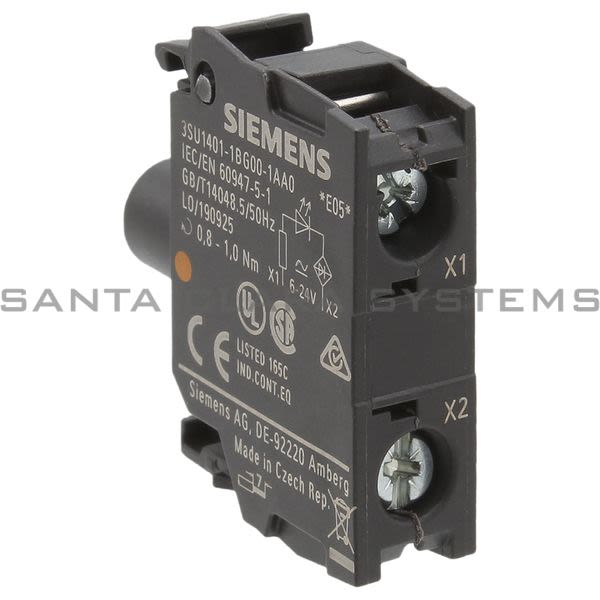 Siemens 3SU1401-1BG00-1AA0 LED Module | 3SU1401-1BG00-1AA0 Product Image