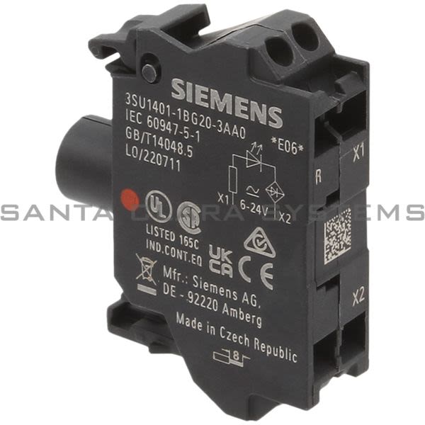 Siemens 3SU1401-1BG20-3AA0 LED Module | 3SU1401-1BG20-3AA0 Product Image