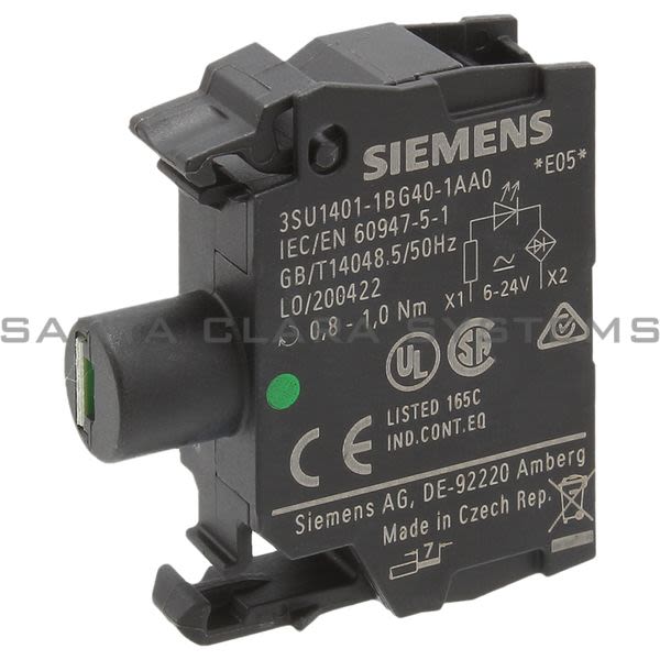 Siemens 3SU1401-1BG40-1AA0 LED Module | 3SU1401-1BG40-1AA0 Product Image