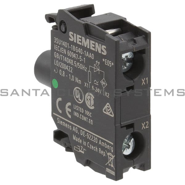 Siemens 3SU1401-1BG40-1AA0 LED Module | 3SU1401-1BG40-1AA0 Product Image