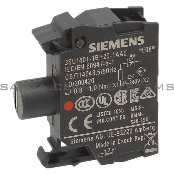 Siemens 3SU1401-1BH20-1AA0 LED Lamp | 3SU1401-1BH20-1AA0 Product Image