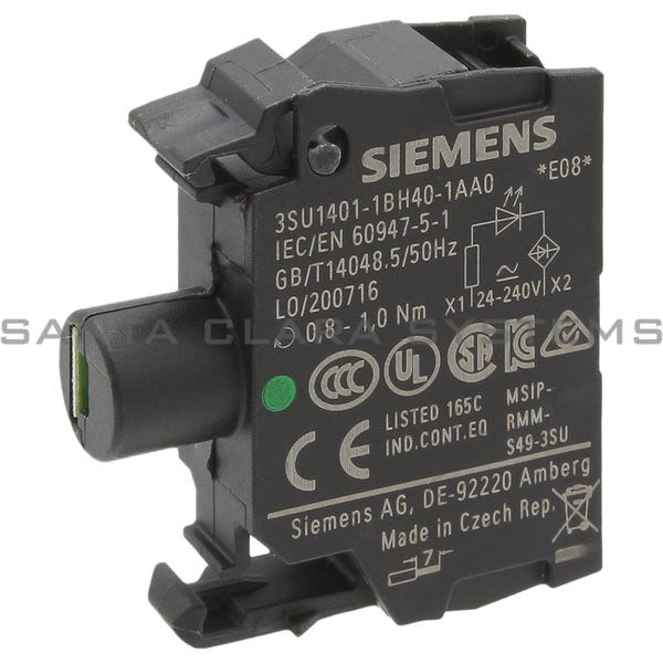 Siemens 3SU1401-1BH40-1AA0 LED Module | 3SU1401-1BH40-1AA0 Product Image