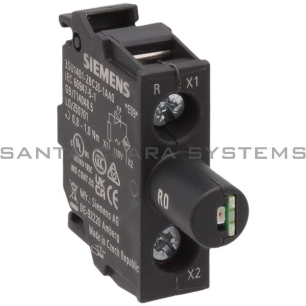 Siemens 3SU1401-2BC20-1AA0 LED Module | 3SU1401-2BC20-1AA0 Product Image
