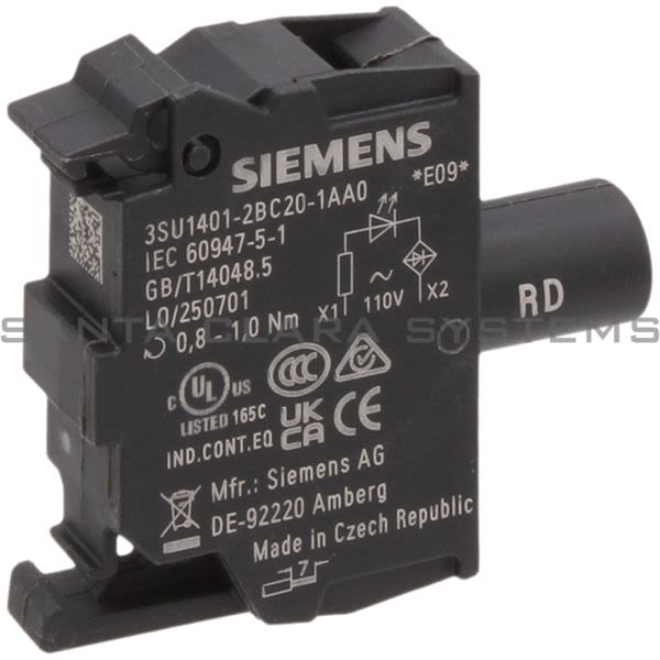 Siemens 3SU1401-2BC20-1AA0 LED Module | 3SU1401-2BC20-1AA0 Product Image