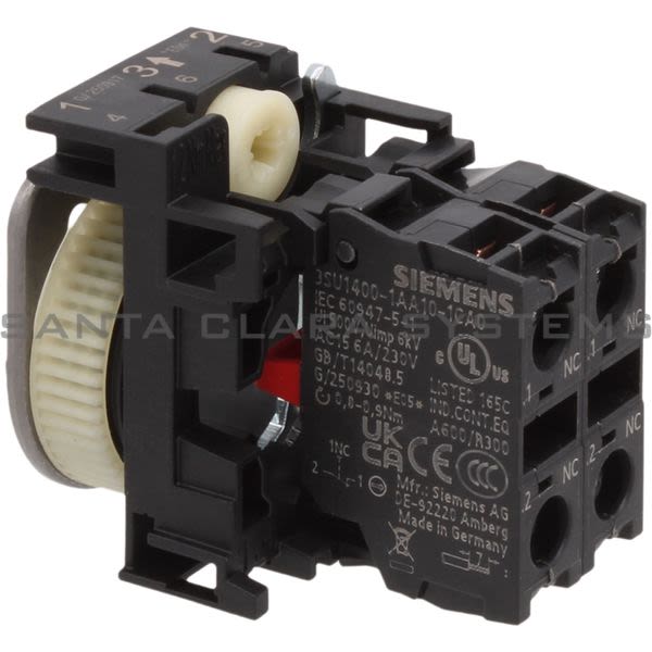 Siemens 3SU1500-1AA10-1PA0 Module Holder | 3SU1500-1AA10-1PA0 Product Image