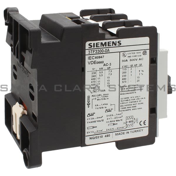 Siemens 3TF3300-0AK6 Contactor | 3TF3300-0AK6 Product Image